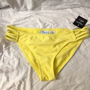 Macy’s - Yellow - Size M fits like XS - Swimsuit Bottom
